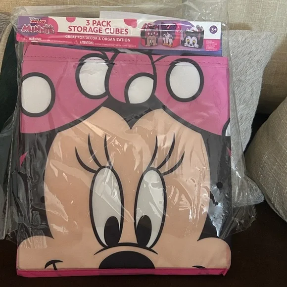 Disney Minnie Mouse Pink Storage Set - Picture 1 of 2